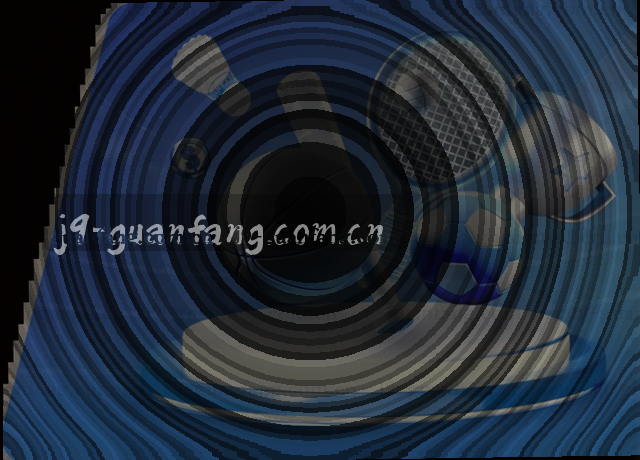 数据中心光纤蓝色交织地图